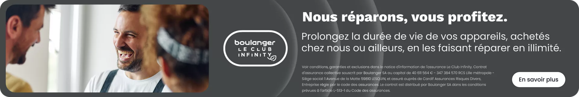 Nous réparons, vous profitez : prolongez la durée de vie de vos appareils avec Le Club Infinity